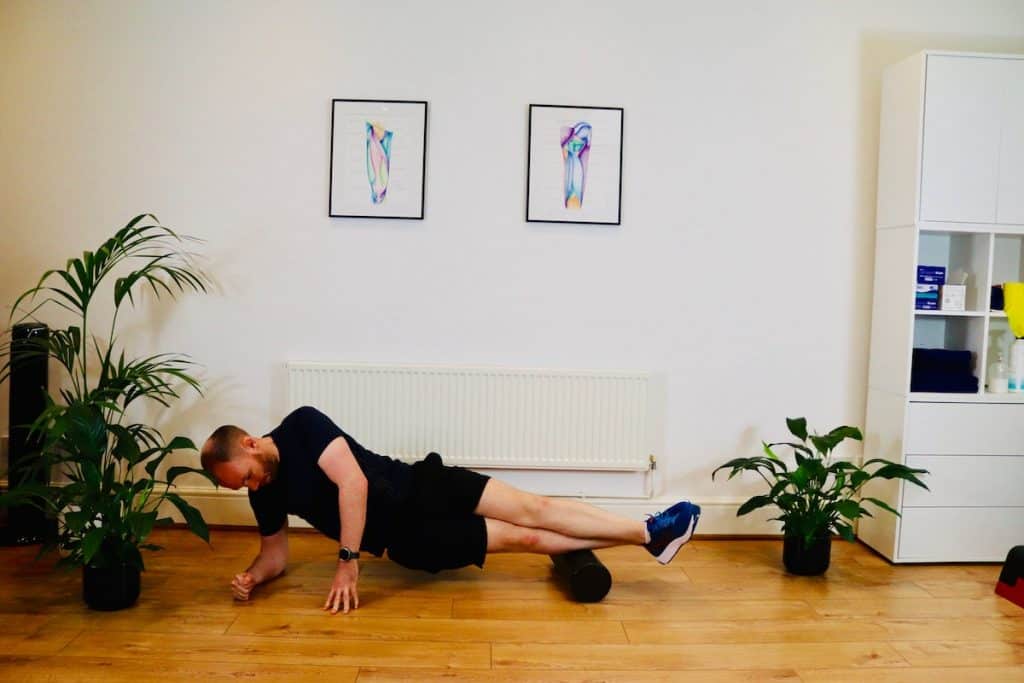 Picture of Foam Rolling Peroneal Muscles
