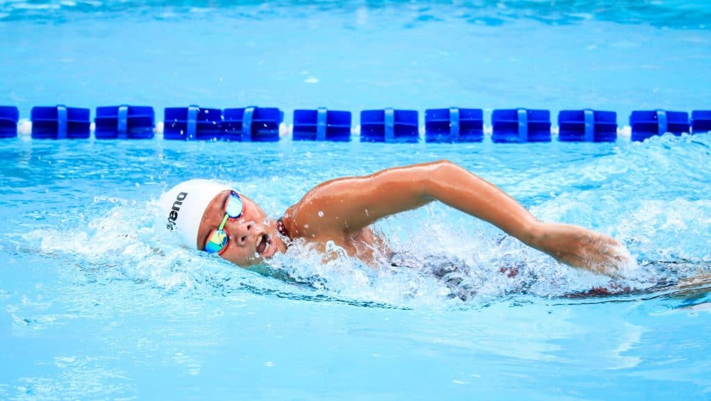 Photo of woman swimming