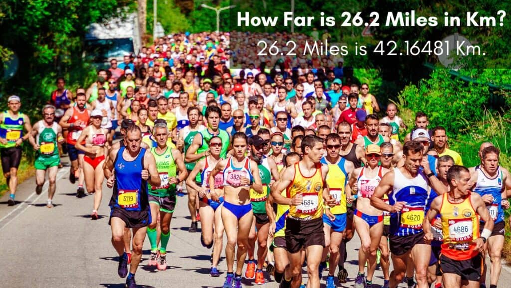 Photo of runners running 26.2 miles